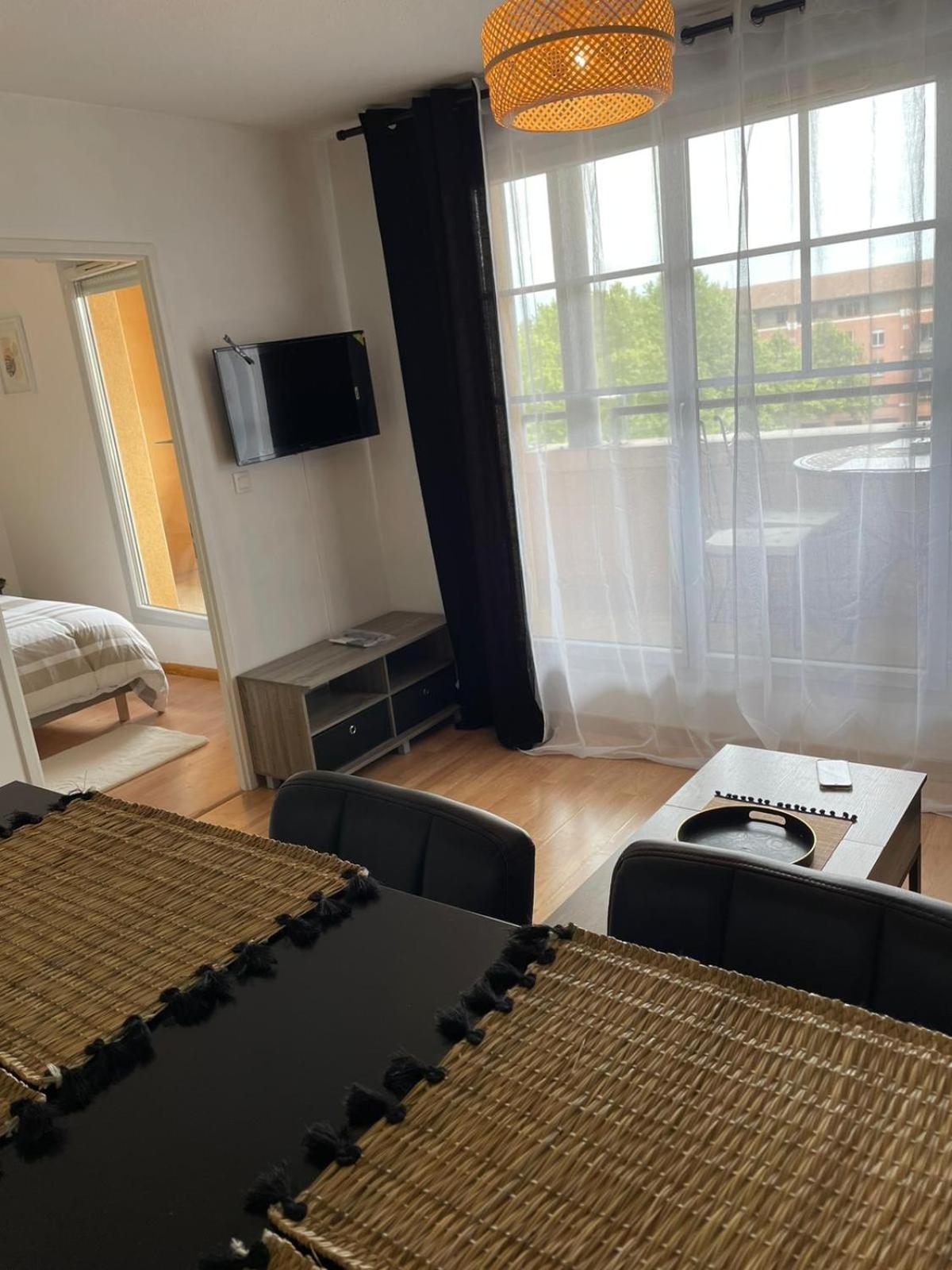 City Rose T2, Climatisation,Parking Prive, Piscine, Wifi , Tout Confort Toulouse Exterior foto